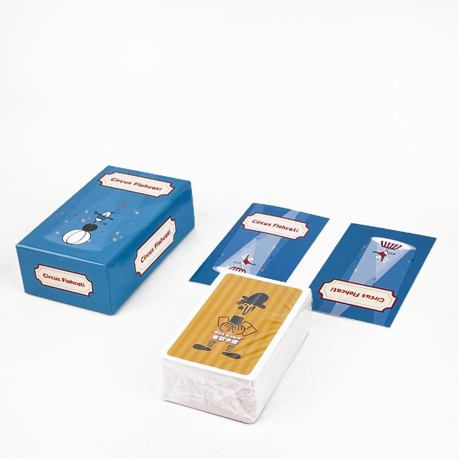 Circus Flohcati Bilingual Family Card Game product view 2