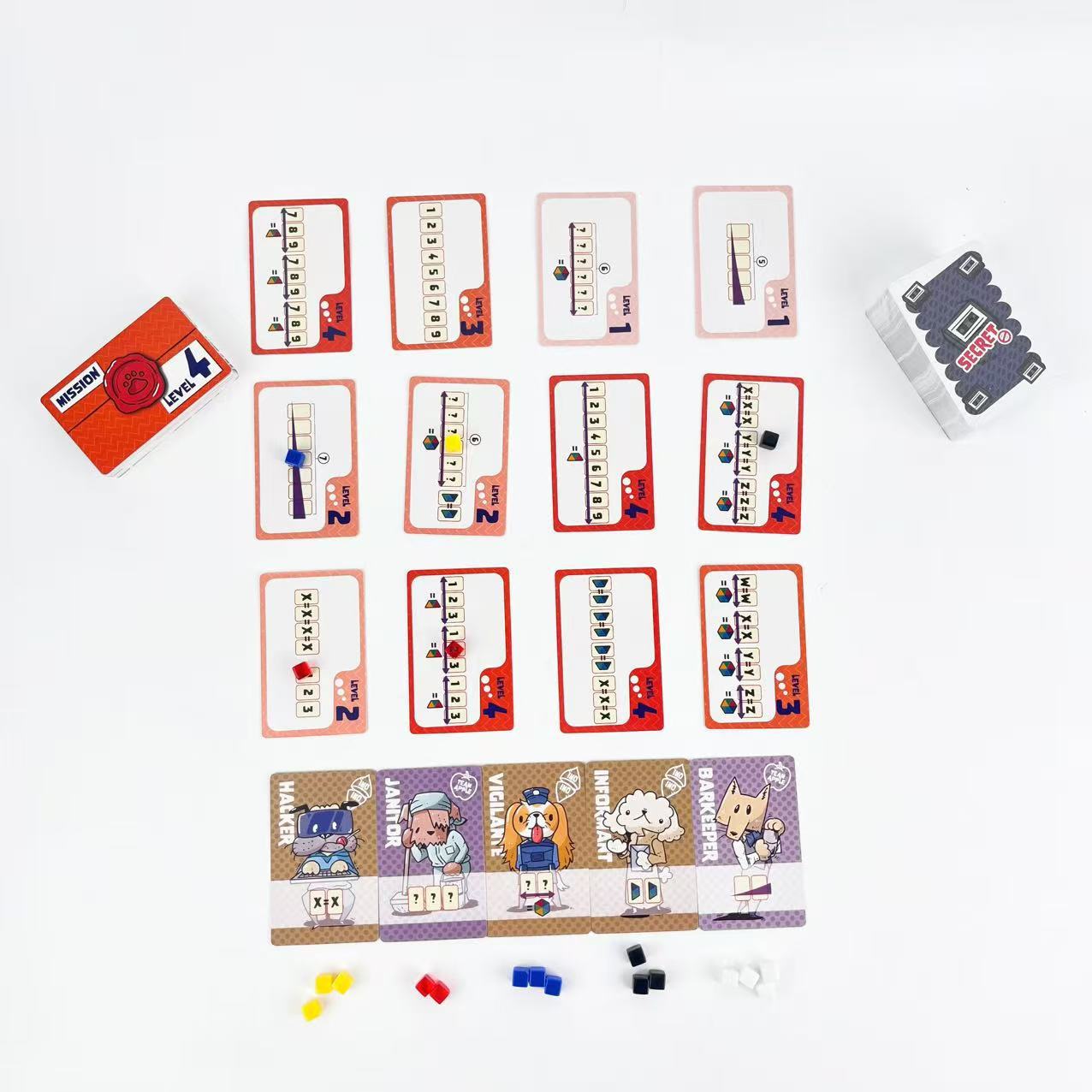 Agent 00 Dog Extreme Mission Chinese Card Game product view 3