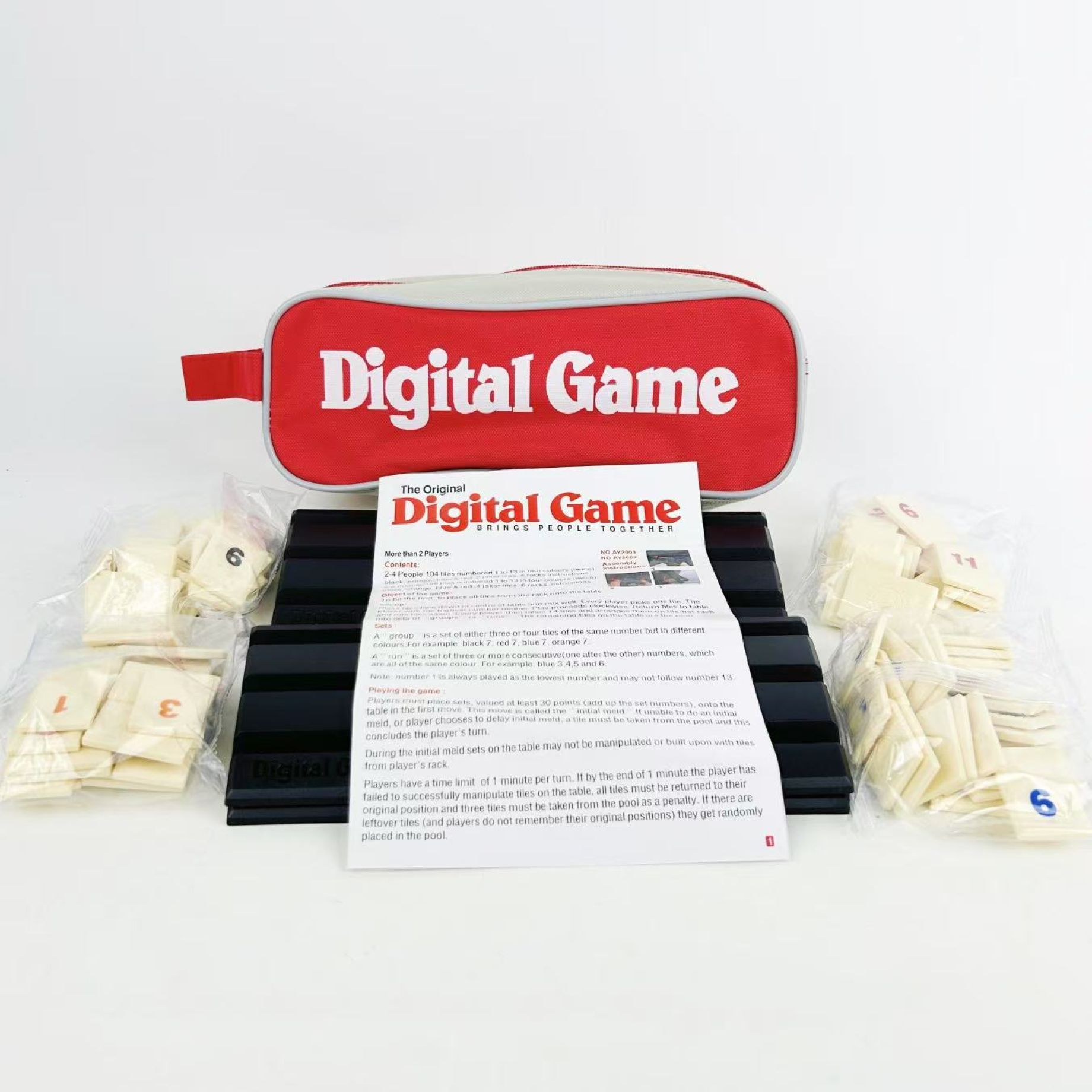 Digital Game Large Travel Number Tile Set product view 3