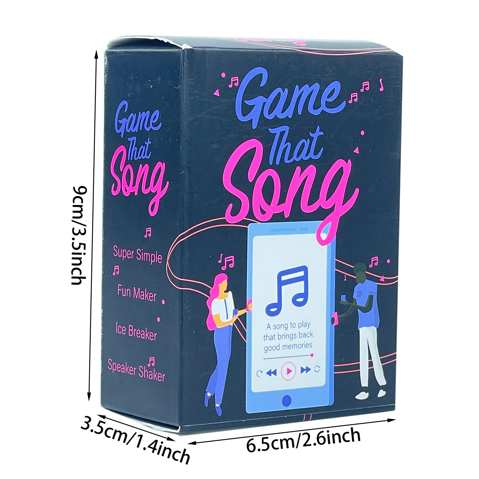 Game That Song Music Party Card Game – Black Edition product view 3