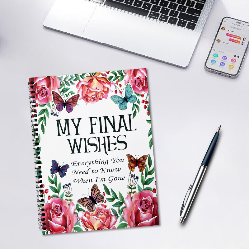 My Final Wishes Butterfly Memorial Planning Binder product view 4