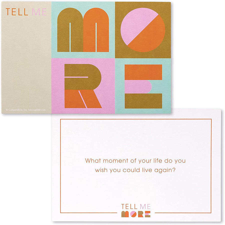 Tell Me More Conversation Starter Card Game product view 2