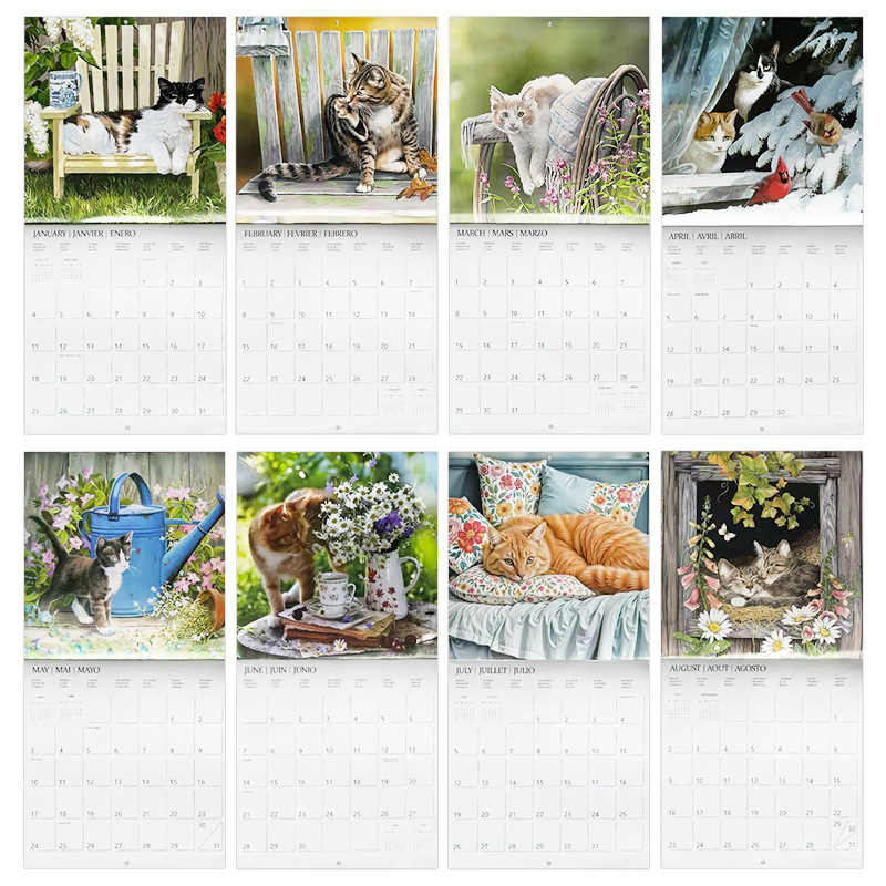 Cats in the Country 2026 Wall Calendar product view 3