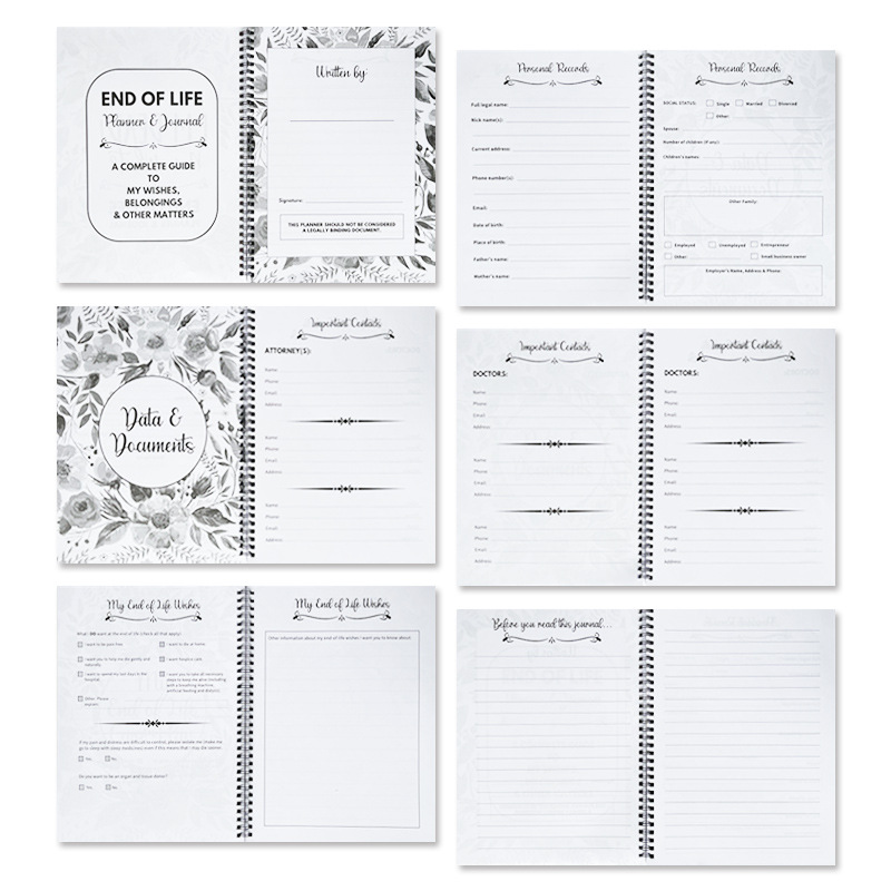 My Final Wishes and Wellness Planning Binders – 21 Options product view 3