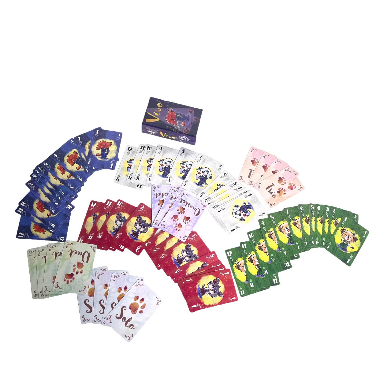 Vivo Bilingual Music Trick-Taking Card Game product view 2