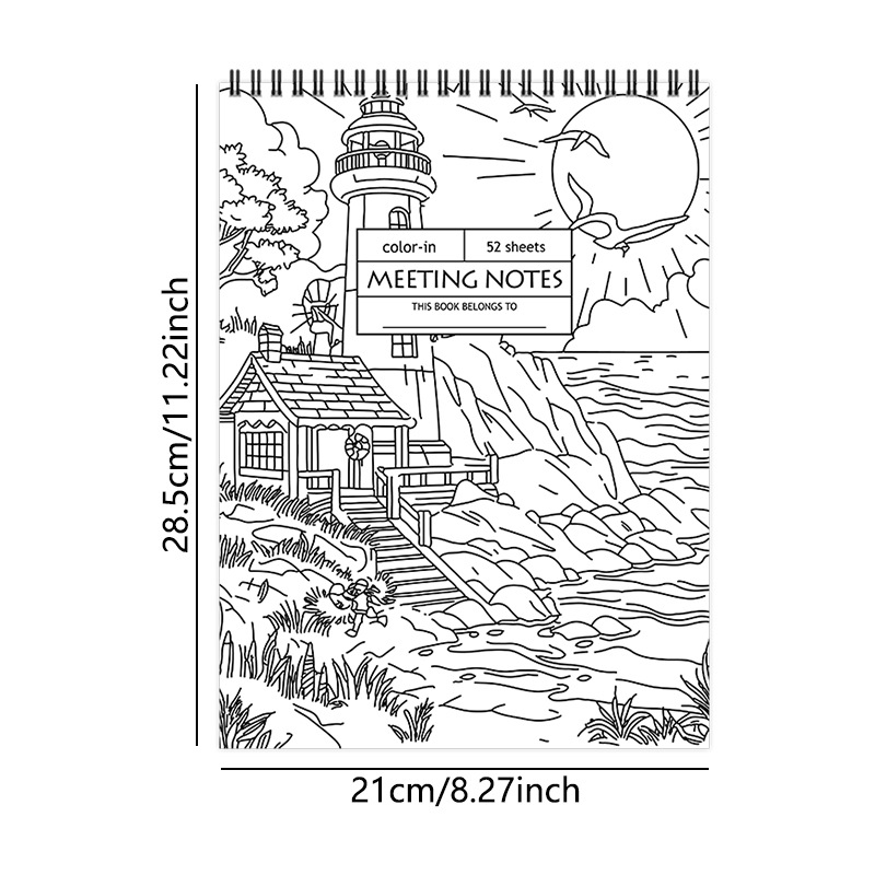 52-Week Summer Color-In Daily Planner product view 2