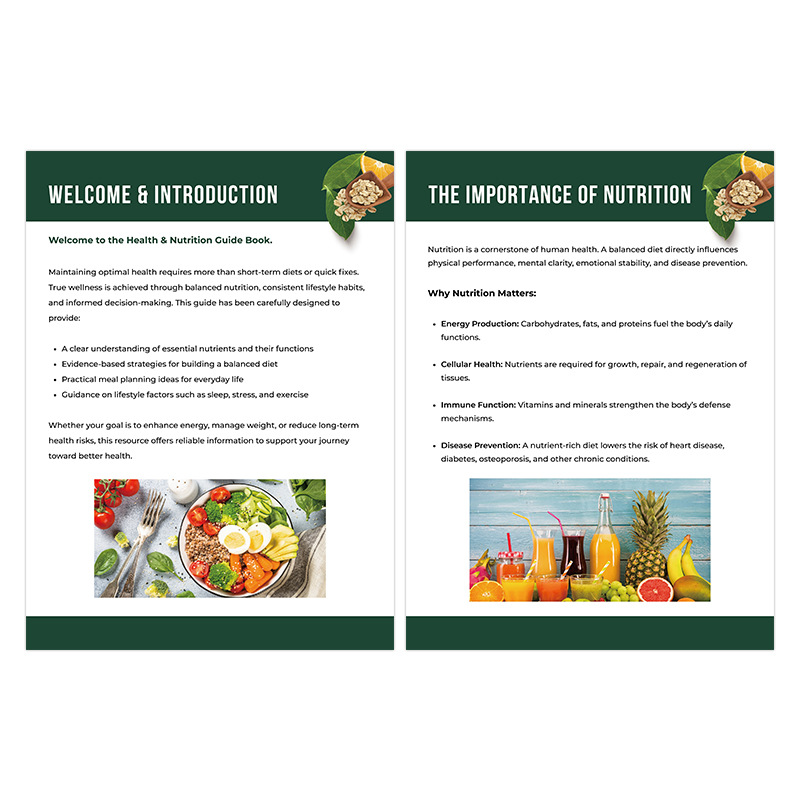 Health and Nutrition Guidebook product view 4