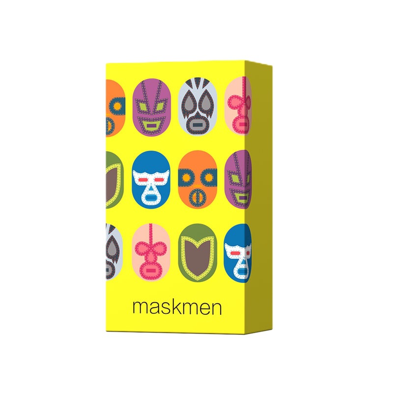 Maskmen Bilingual Oink Games Card Game product view 3
