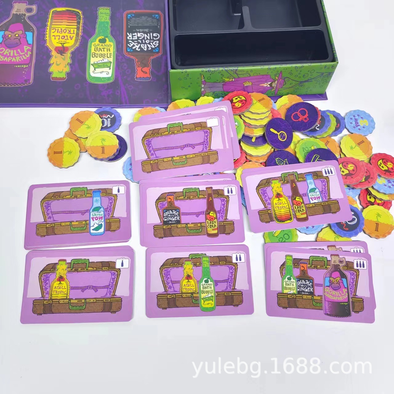 Soda Smugglers Chinese Edition Bluffing Game