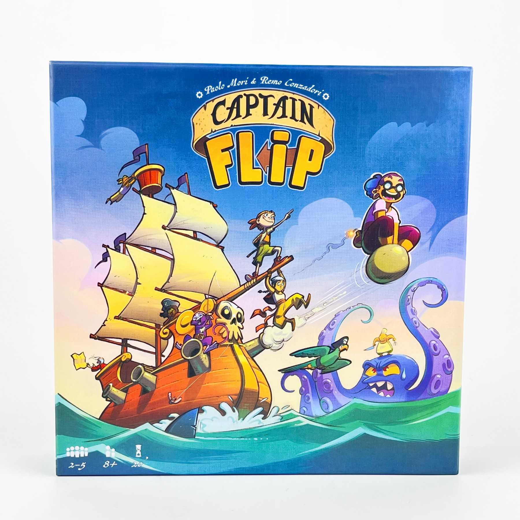 Captain Flip Bilingual Family Board Game product view 4