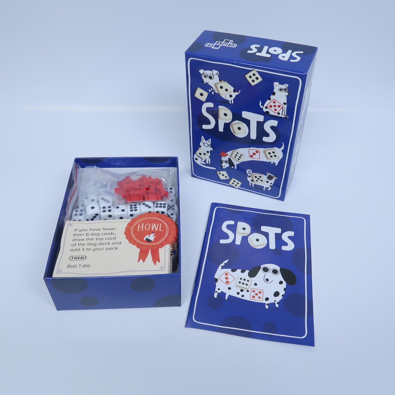 Spots English Dice Card Game