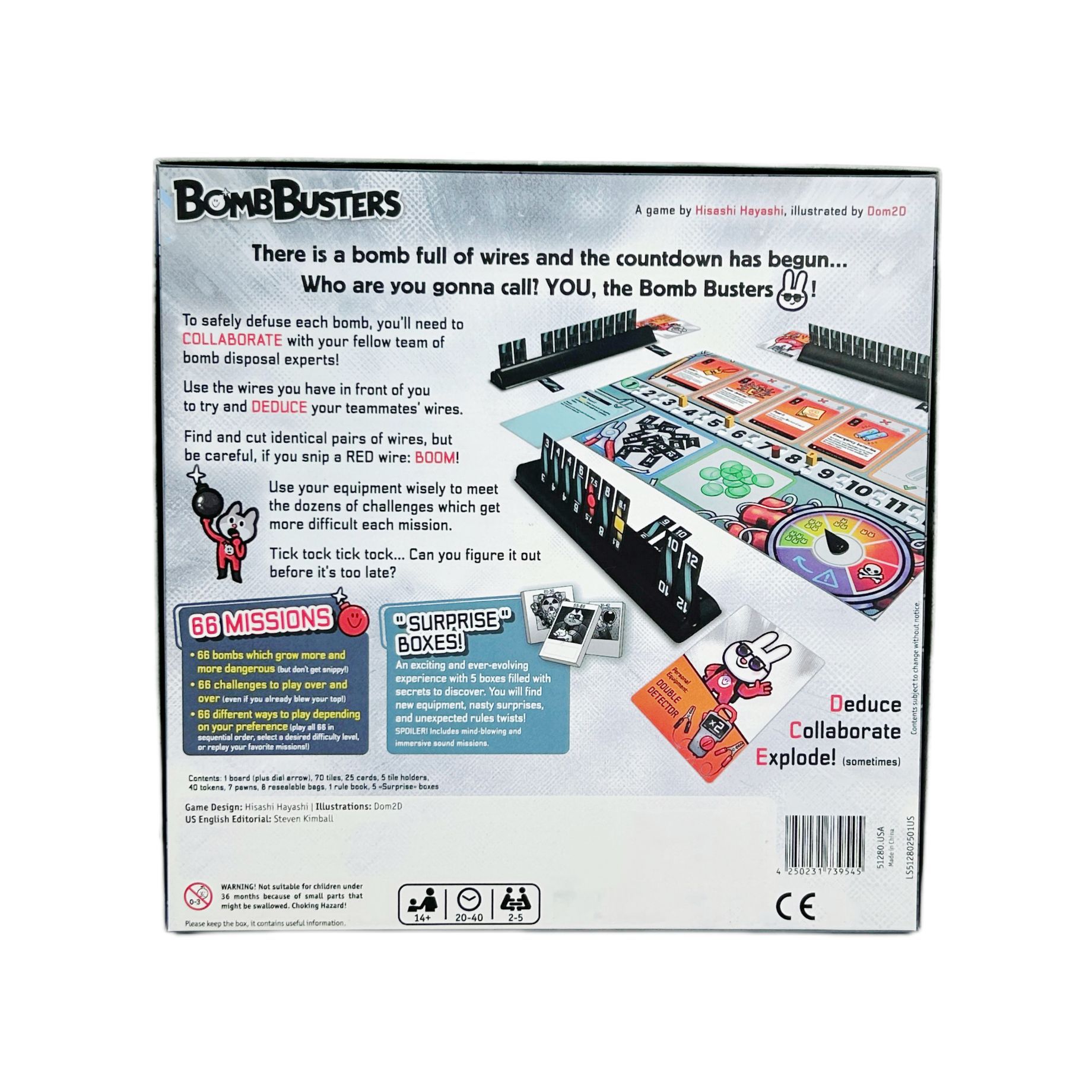 Bomb Busters English Cooperative Deduction Game product view 2