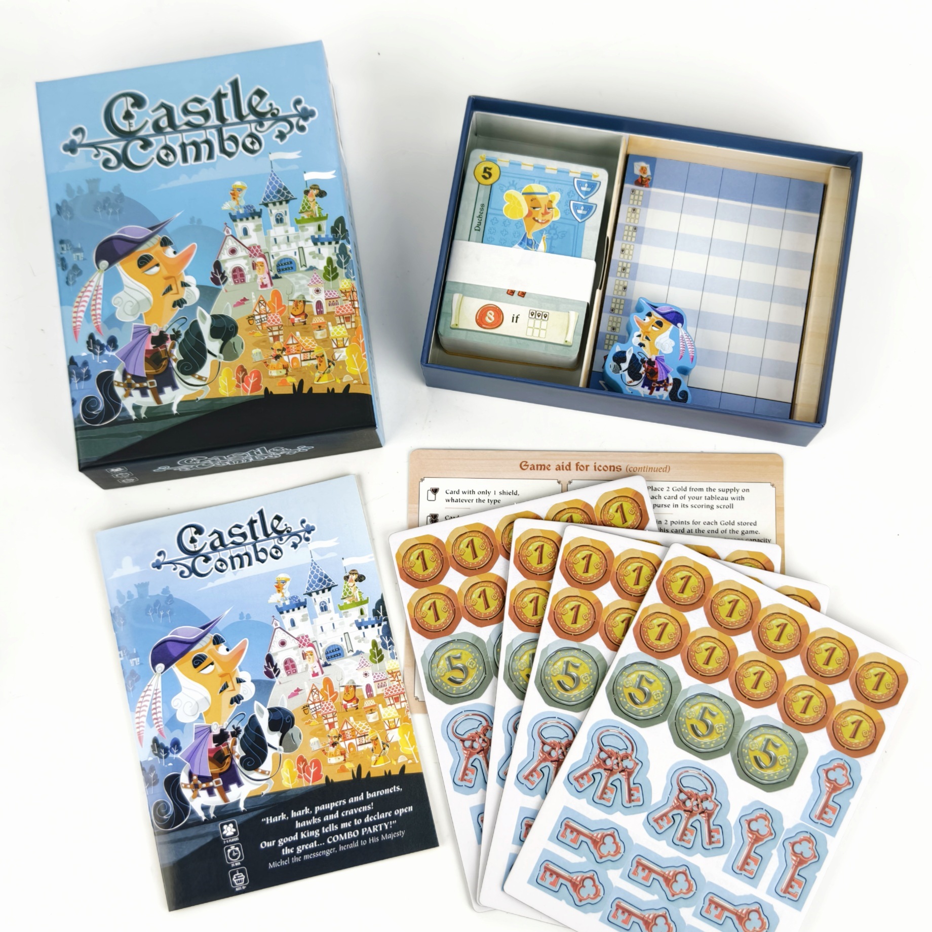 Castle Combo English Strategy Card Game