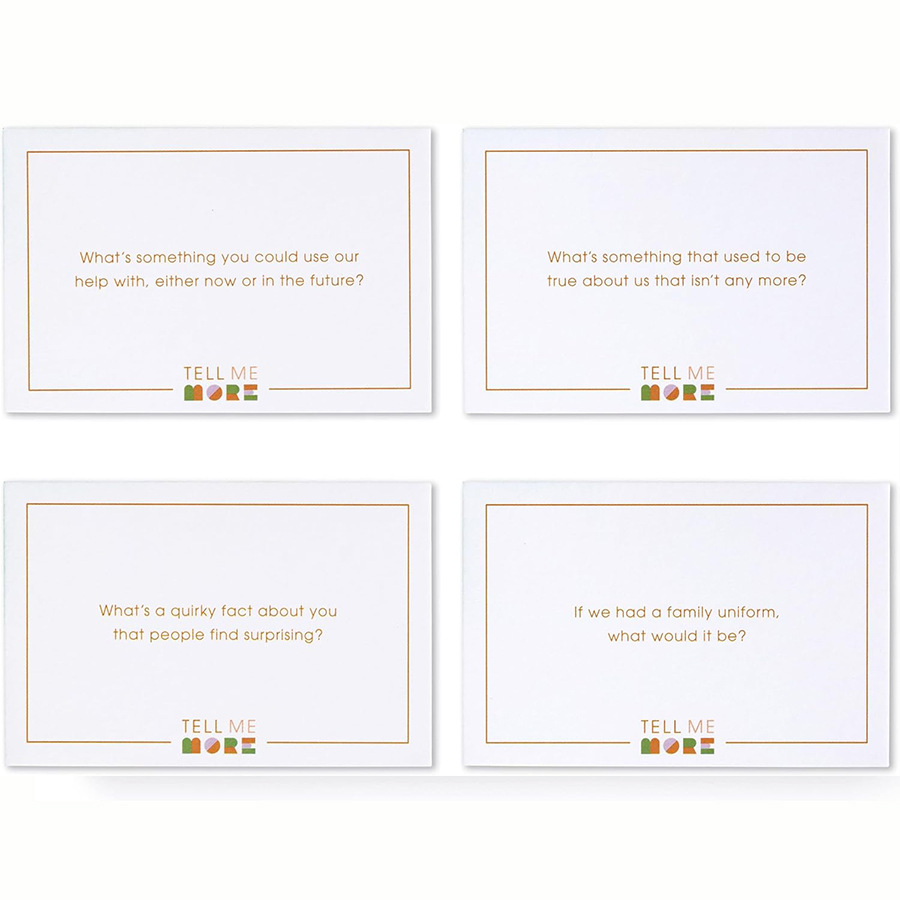 Tell Me More Conversation Starter Card Game product view 3