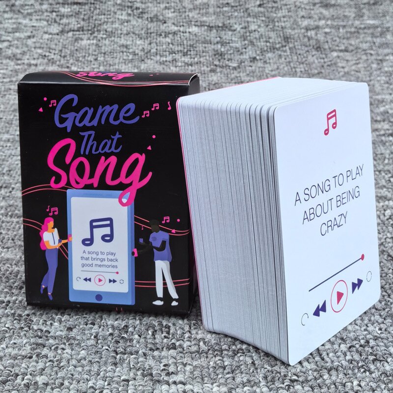 Game That Song Music Party Card Game – Black Edition product view 5