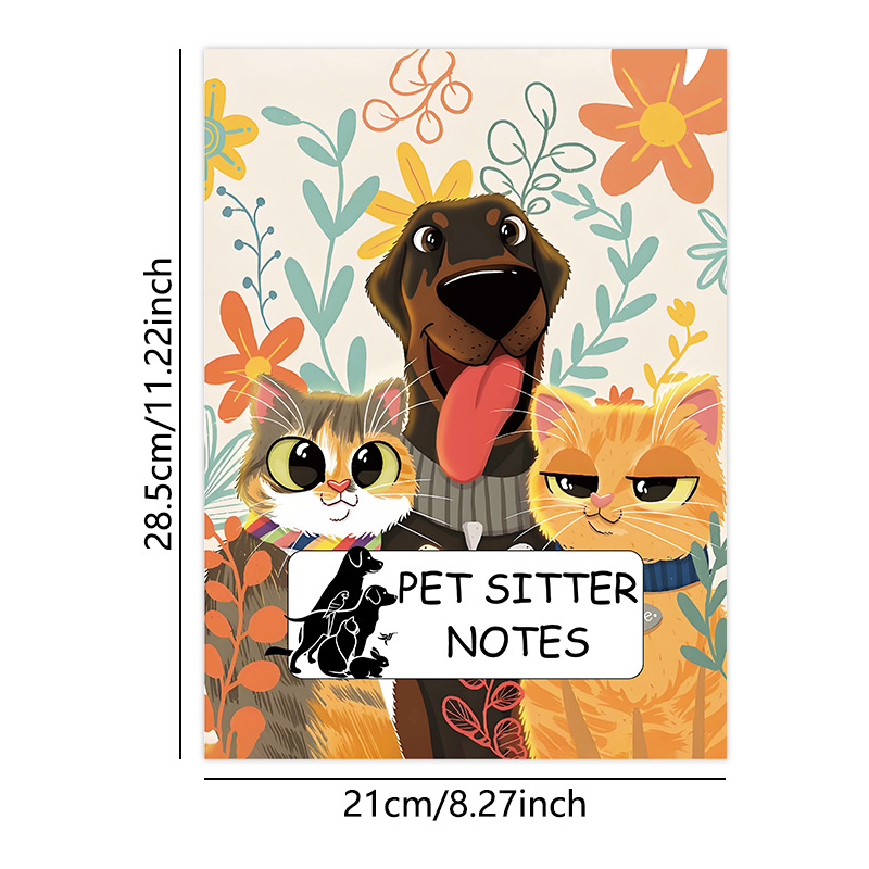 Pet Sitter Notes and Pet Information Record Book product view 2