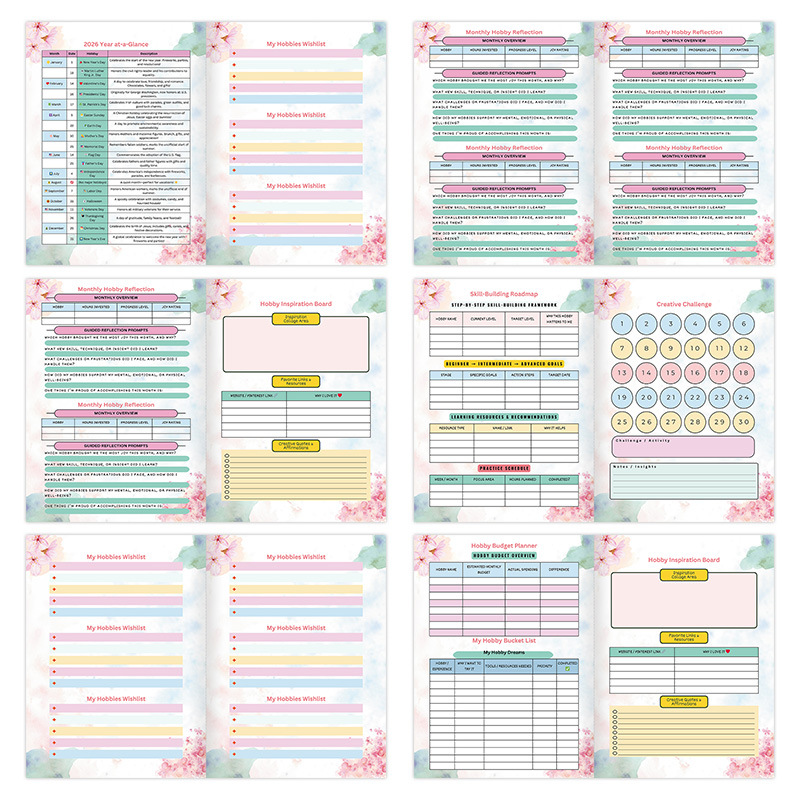 2026 Hobbies Workbook for Women product view 3