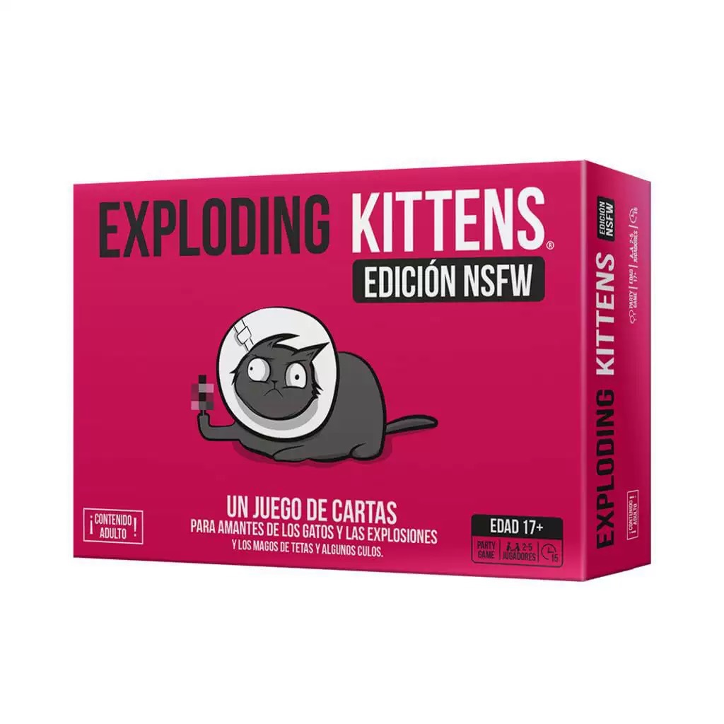 VIRUS! and Spanish-Language Party Card Games – 24 Options – Exploding Kittens NSFW Edition – Spanish
