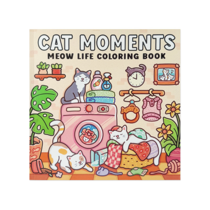 Cozy Life Coloring Books – 5 Designs