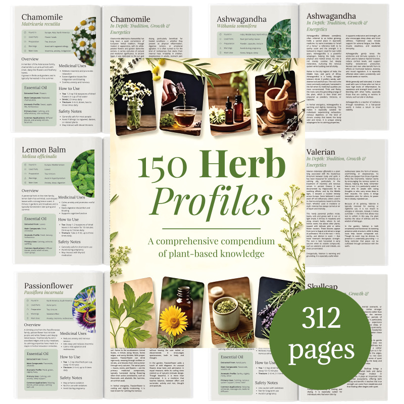 150 Herb Profiles Plant Reference Guide