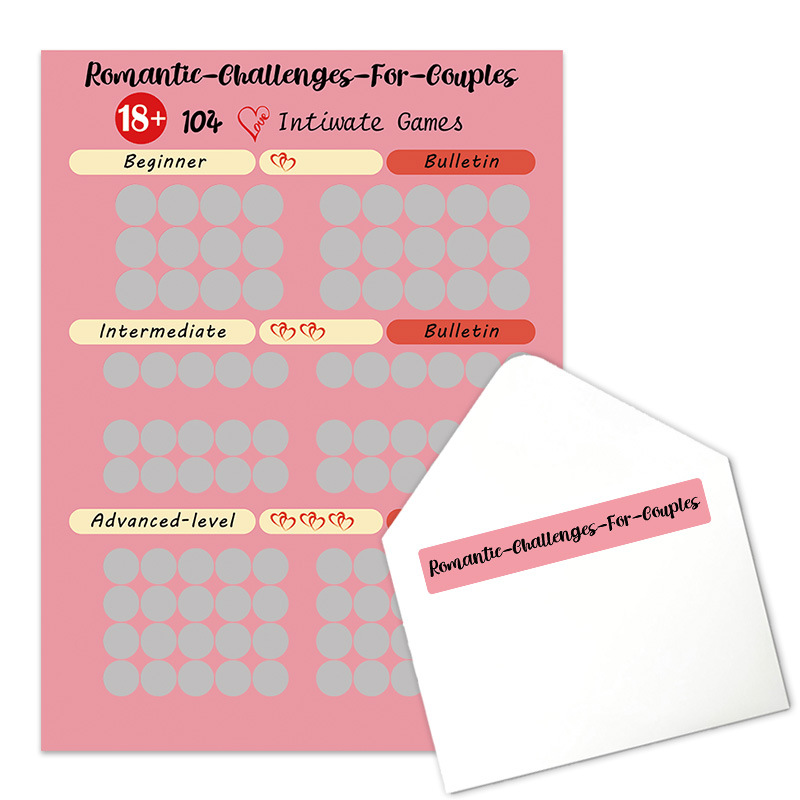 100 Intimate Positions Scratch-Off Challenge Poster product view 4