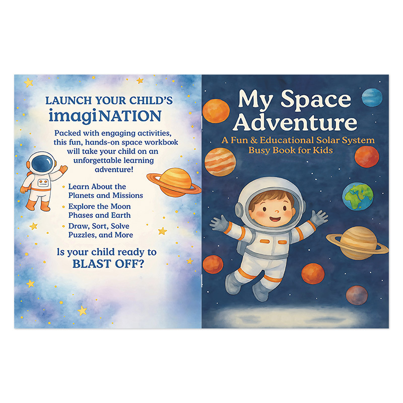 My Space Adventure Children's Galaxy Exploration Book product view 5