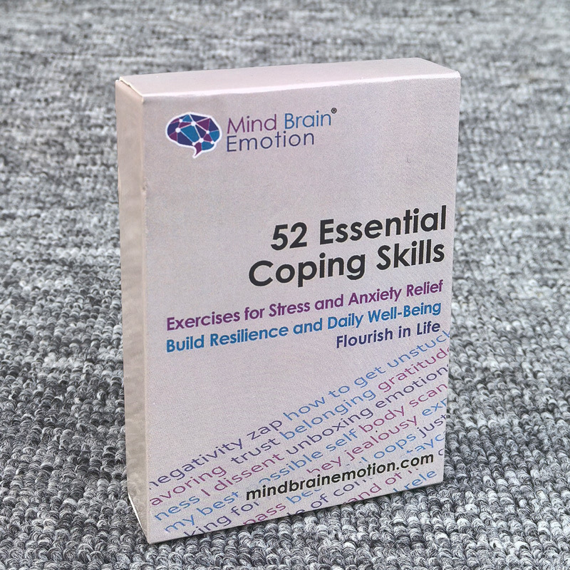 52 Essential Coping Skills Cards for Stress Relief and Group Activities