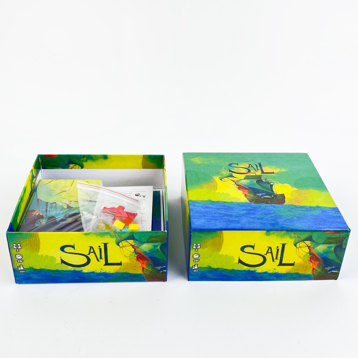 Sail English Two-Player Cooperative Card Game with Expansion product view 2
