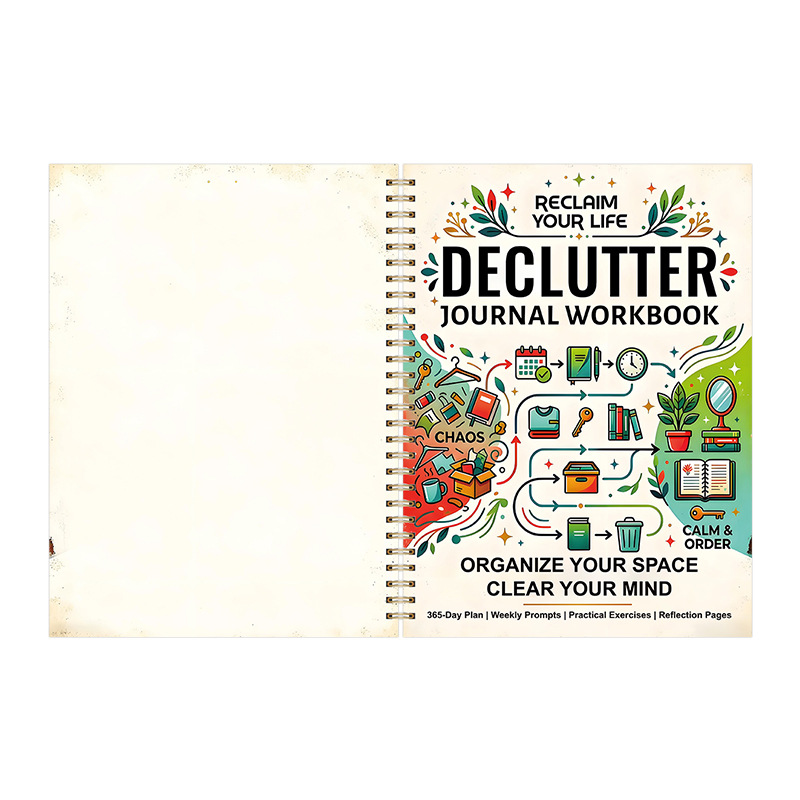 365-Day Declutter Journal Workbook product view 5