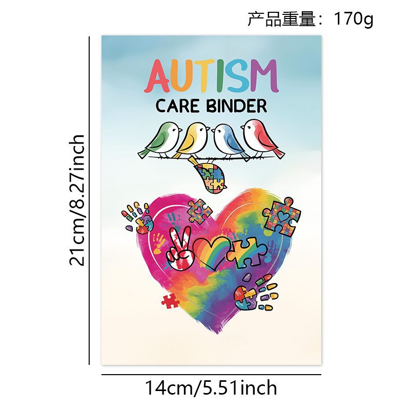Assorted Guided Planners, Journals and Wellness Workbooks – 74 Options – Autism Care Binder