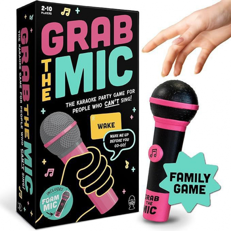 Lucky Egg Grab the Mic Music Party Game