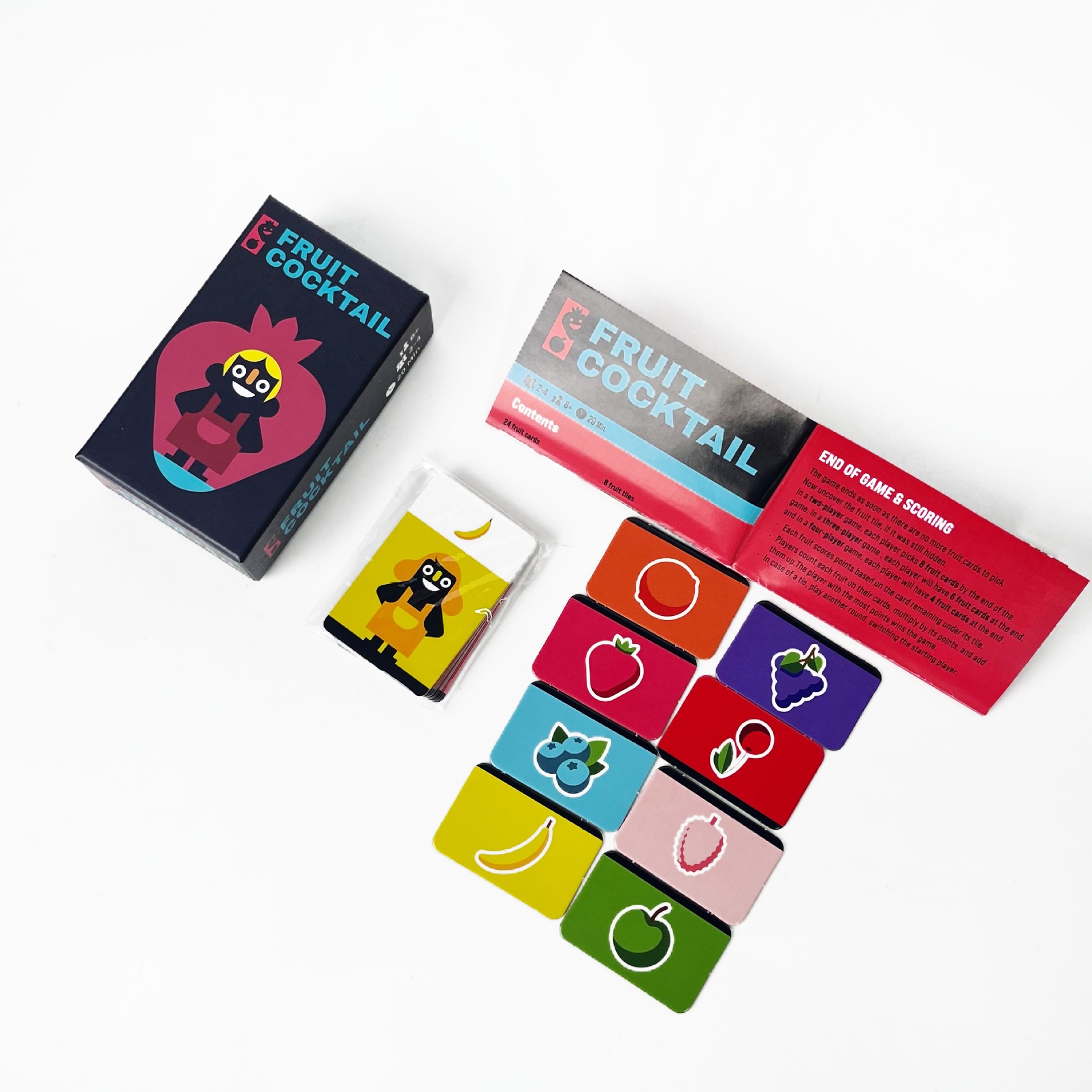 Fruit Cocktail Bilingual Party Card Game