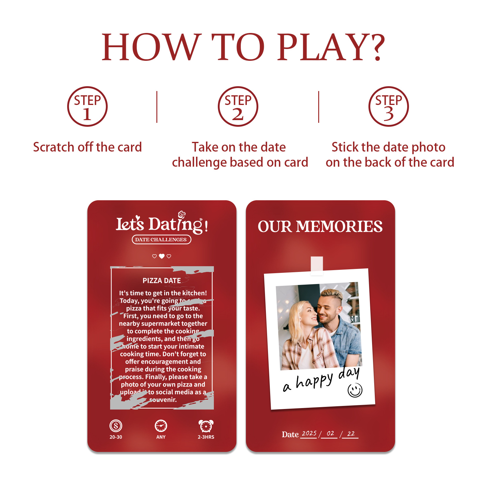 Let's Dating: 40 Couples Date Night Adventure Cards product view 2