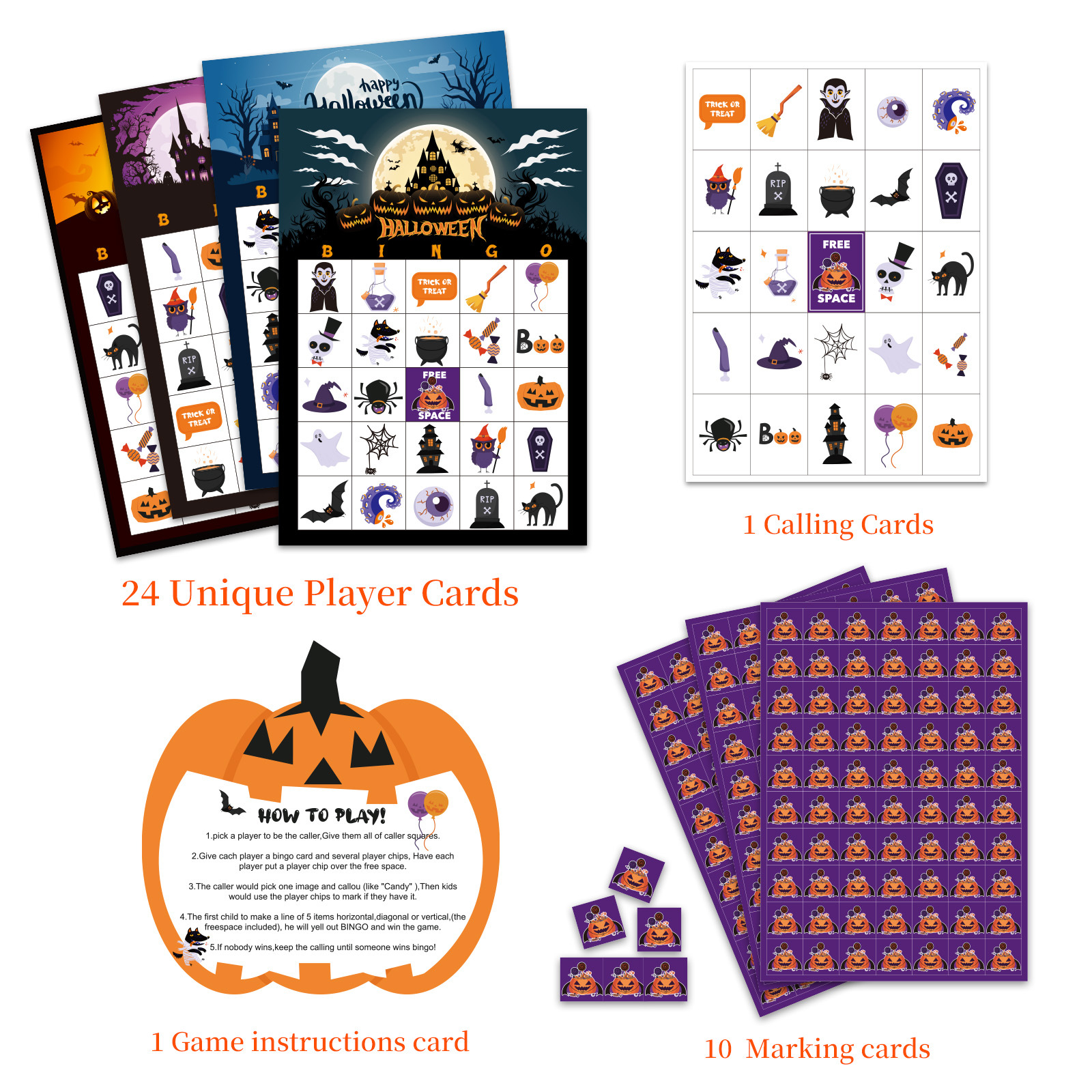 Christmas Bingo Game Set – 33 Pieces product view 5