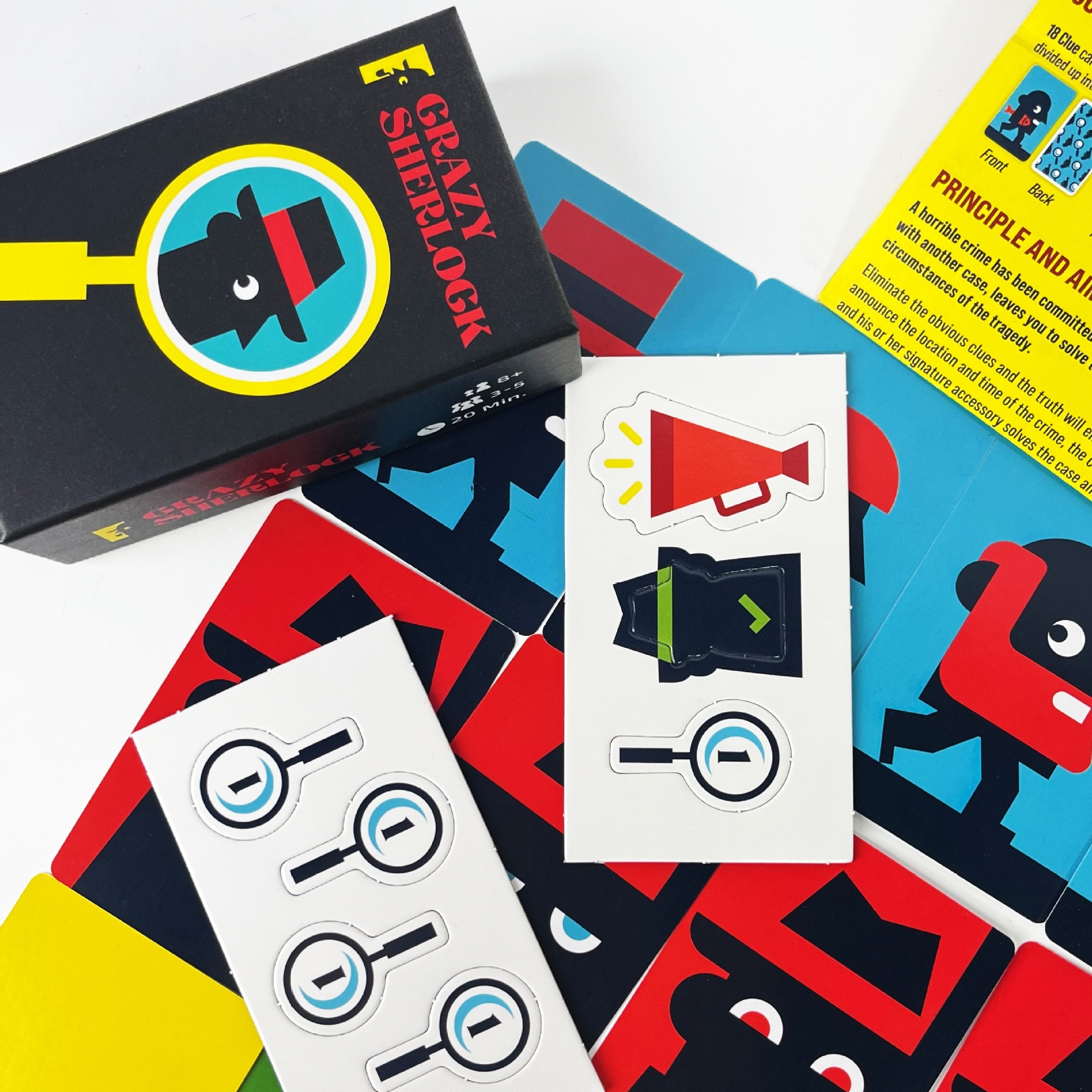 Crazy Sherlock Bilingual Deduction Card Game