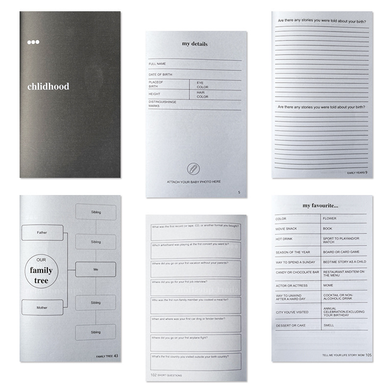 Tell Me Your Life Story, Mom Guided Journal product view 3