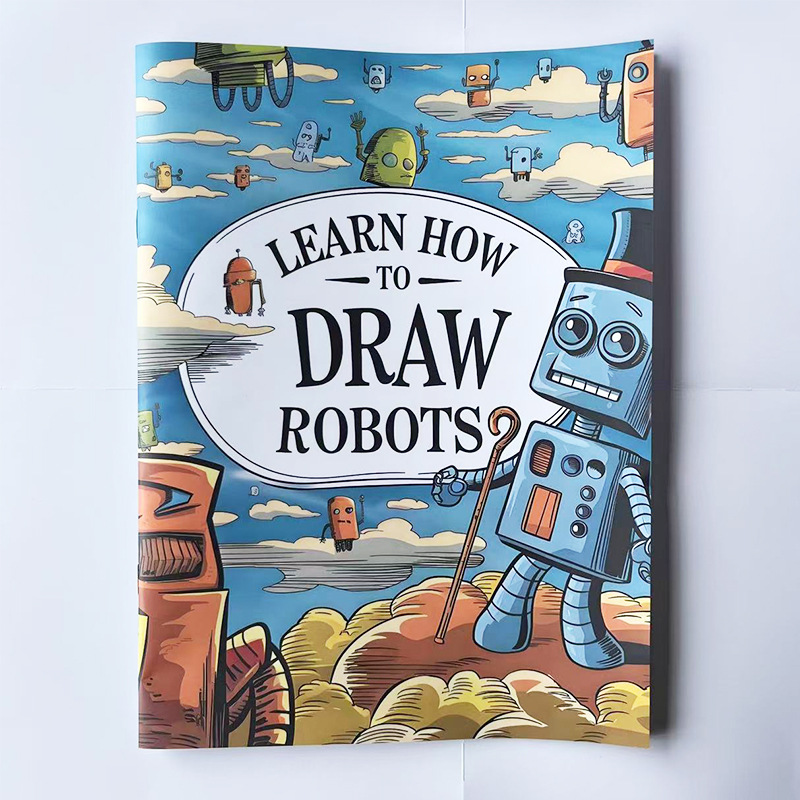 Learn How to Draw Creative Coloring Books – 6 Themes – Robots