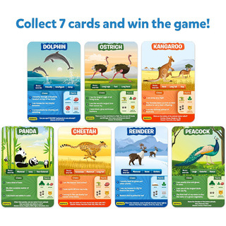Guess in 10 Animal Planet Kids' Educational Card Game product view 3