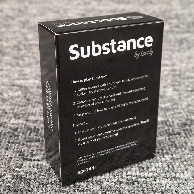 Substance by Lovely Meaningful Conversation Card Game product view 3