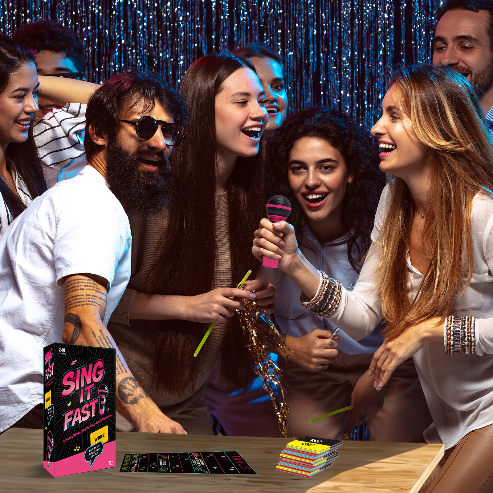 Sing It Fast Music Party Card Game product view 4