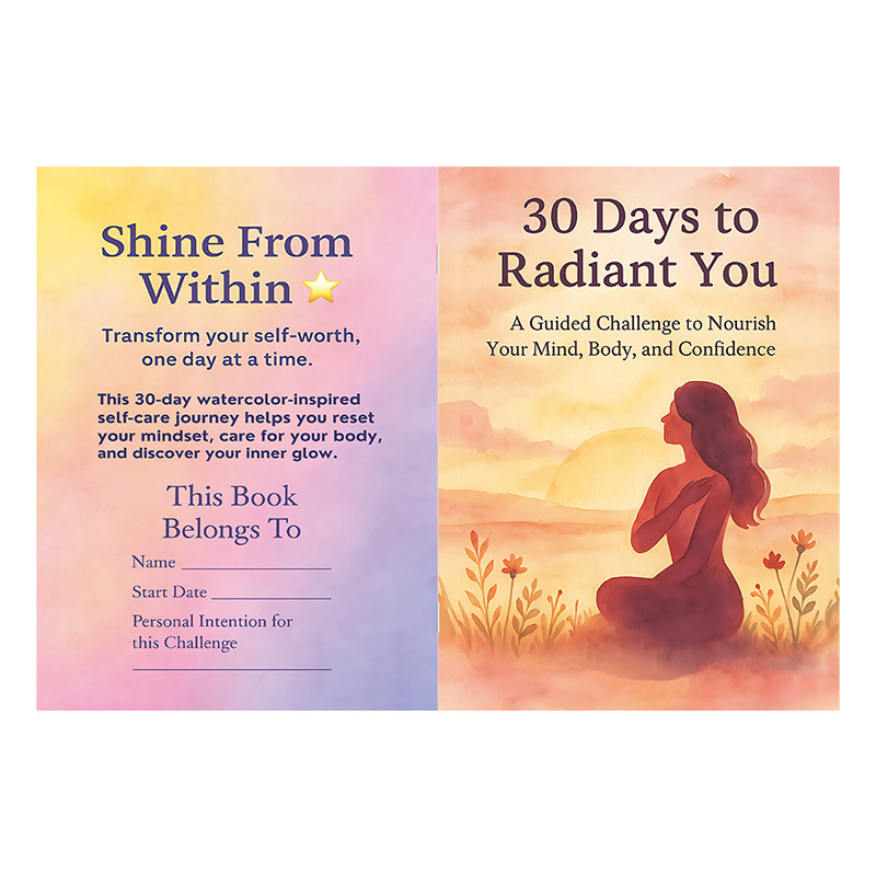 30 Days to a Radiant You Guided Challenge Journal product view 5