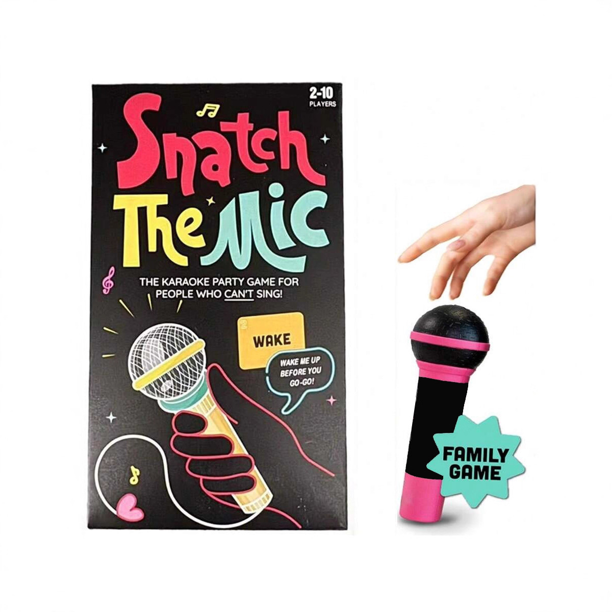 Snatch the Mic Karaoke Party Card Game