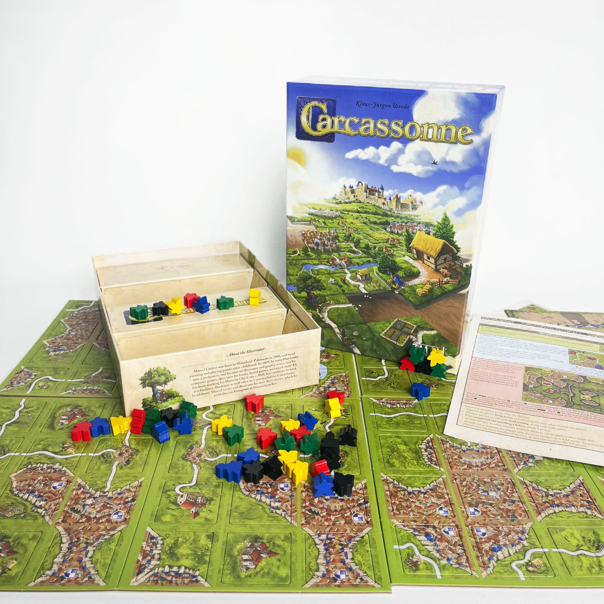 Carcassonne 3.0 English Board Game with Mini Expansions
