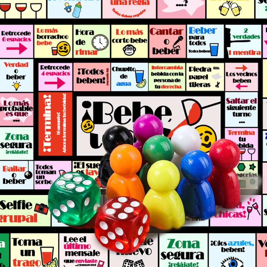 Bebe Tudo Couples Drinking Board Game product view 4