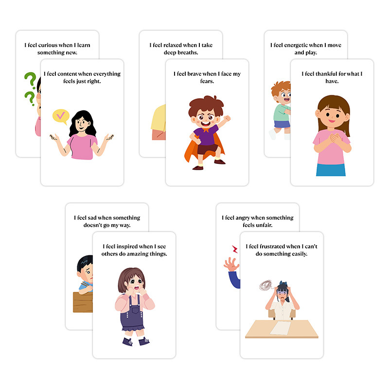 Emotions 110 Mental Health Recognition Cards product view 3