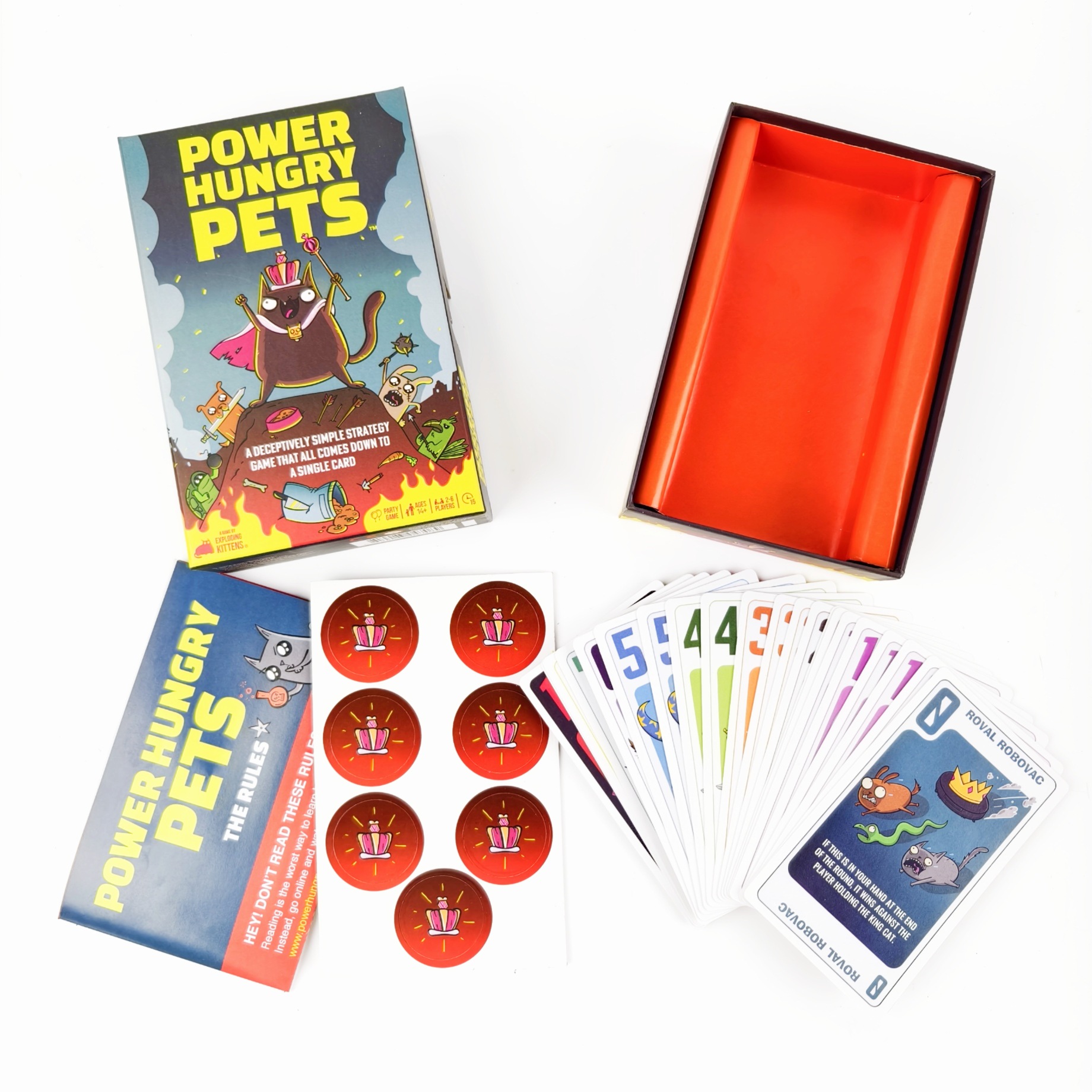 Power Hungry Pets English Strategy Card Game