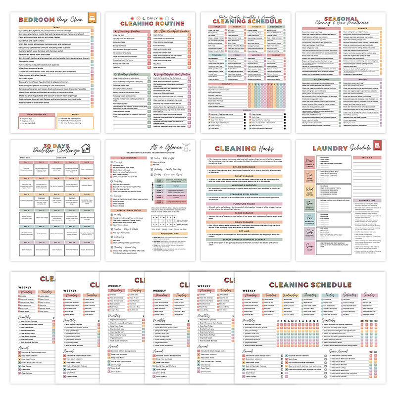 ADHD Cleaning Schedule and Annual Home Checklist product view 4