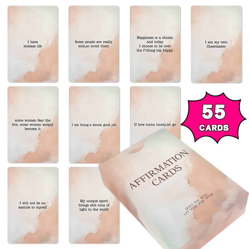 Listen to Your Soul Affirmation Cards – 55 Pack