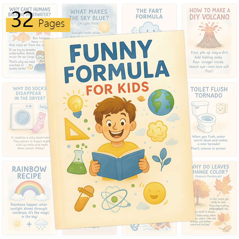 Kids' Learning and Wellness Workbooks – 6 Options