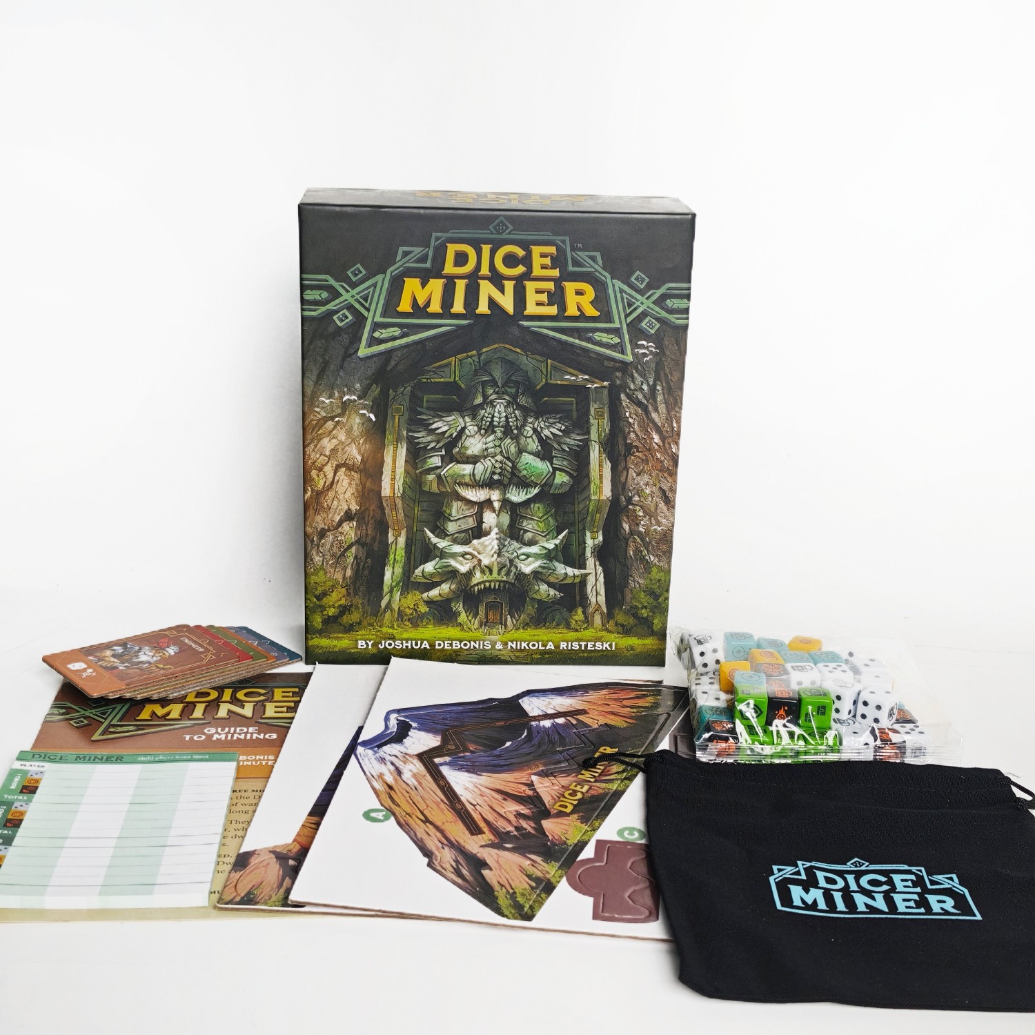 Dice Miner English Board Game and Expansion